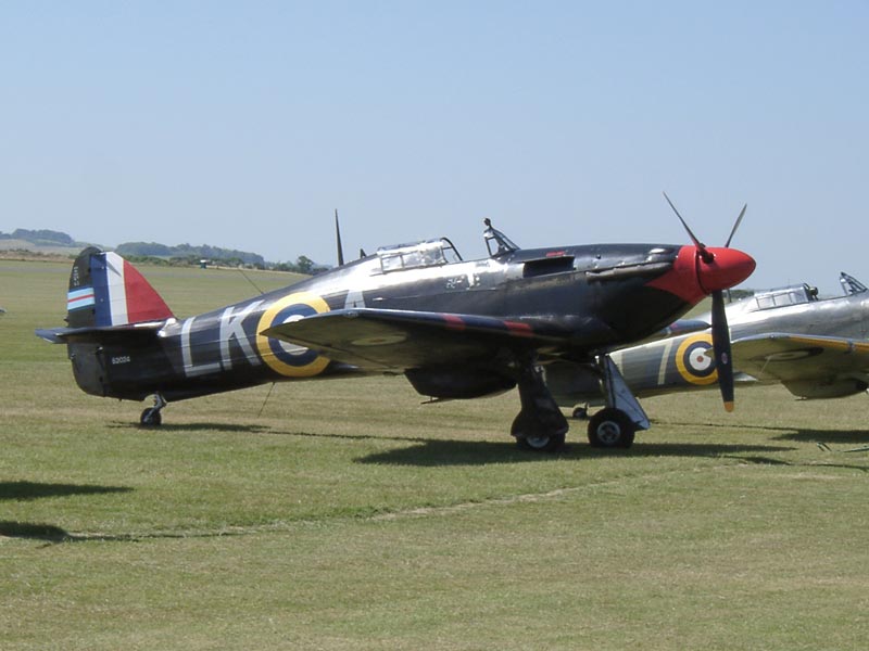 The Hawker Hurricane Mk XII at Duxford, UK 2003