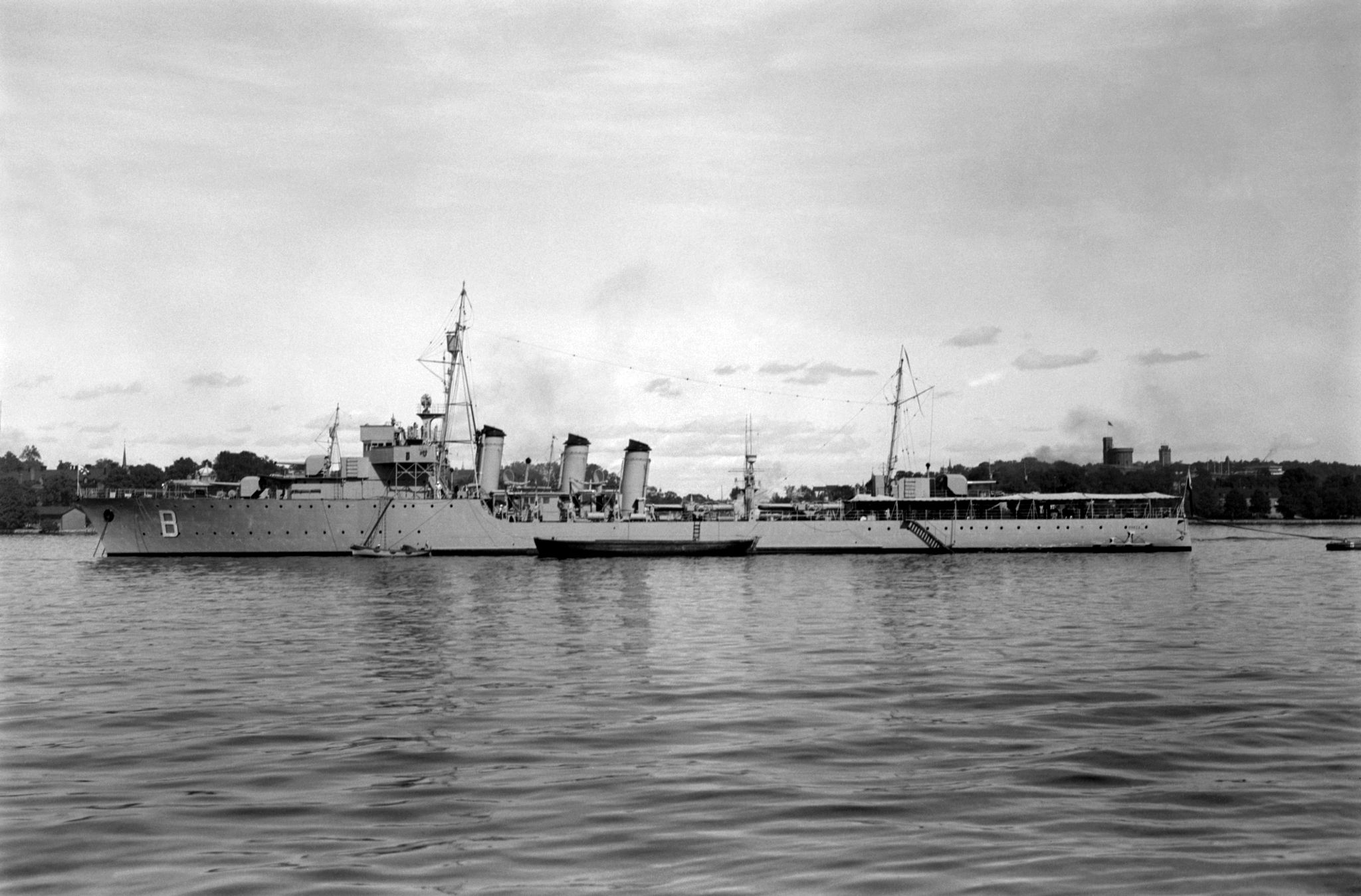 The ORP Burza, the visit of the Polish Navy ships in Stockholm, 1932 (3)