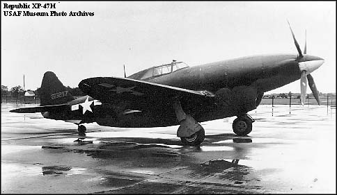 The XP-47H.