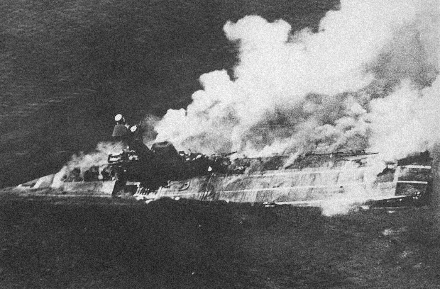 The_sinking_of_the_HMS_Hermes
