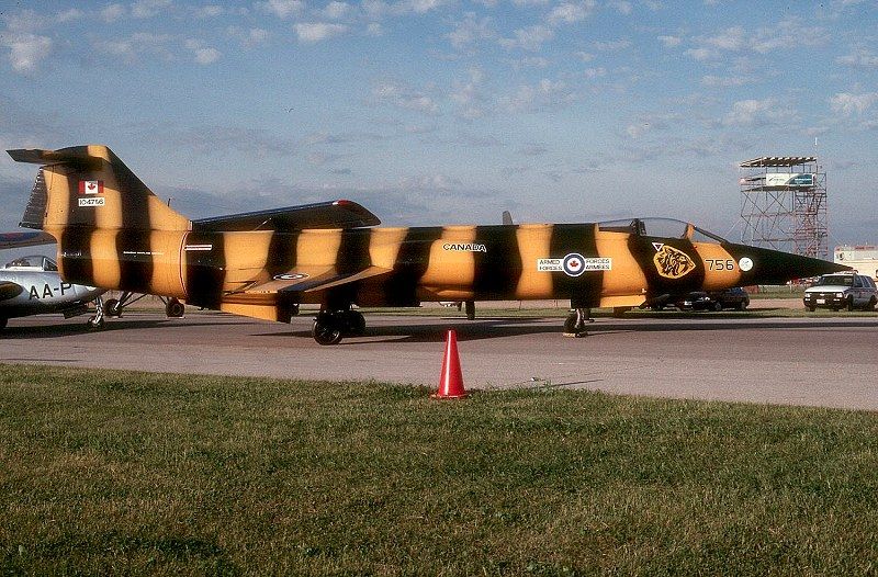 Tiger Striped Canadian CF-104