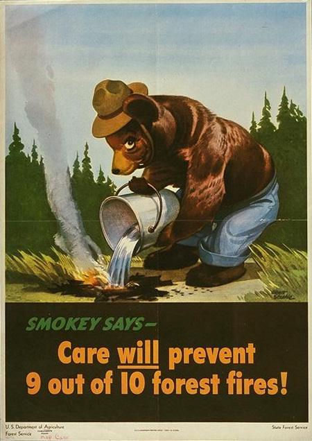Title: Smokey says - care will prevent 9 of 10 forest fires!