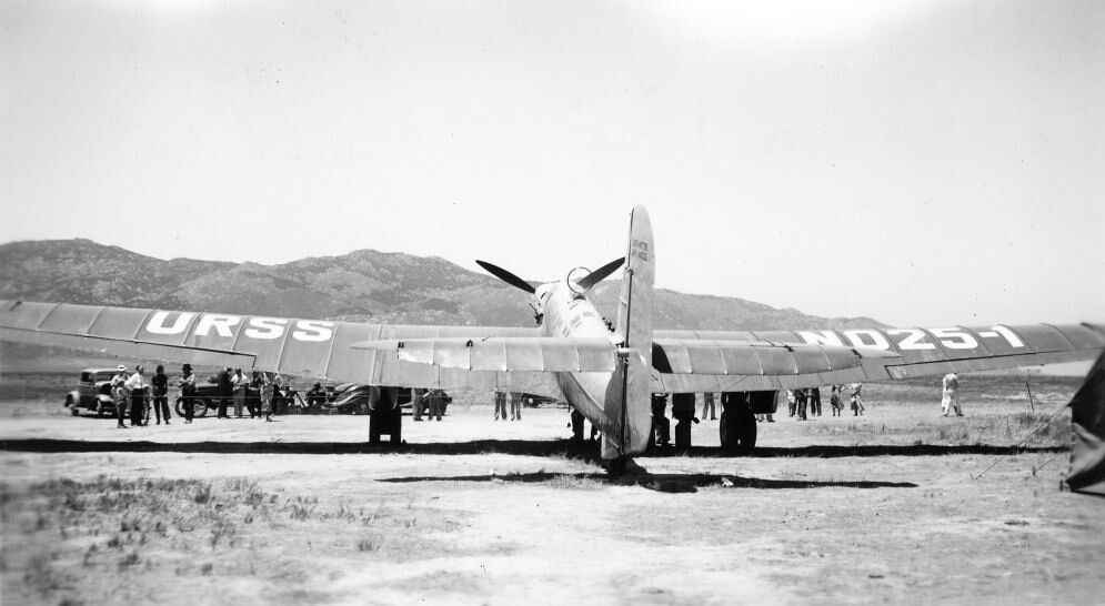 Tupolev ANT-25 reg. URSS-N025-1 at San Jacinto, July 1937 (3)