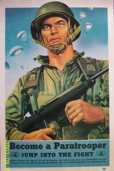 U.S Airborne Recruiting Poster