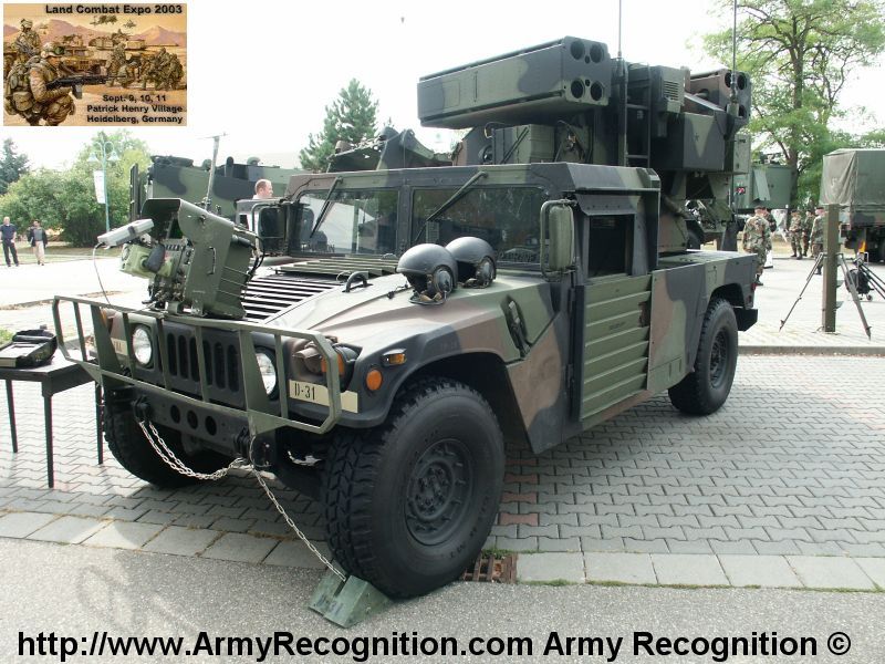 US Humvee Avenger SAM on Display