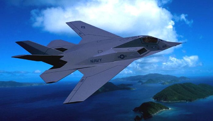 USN F-117N Project In Flight Artwork