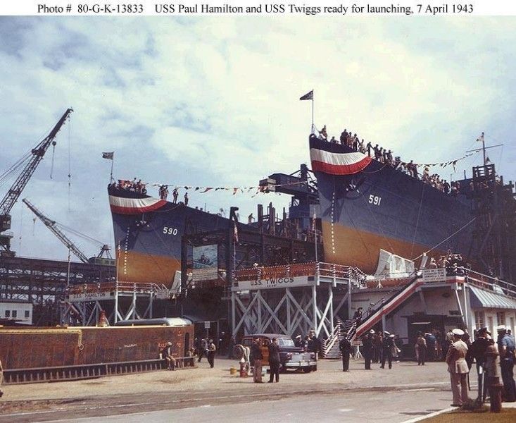 USS Paul Hamilton and USS Twiggs