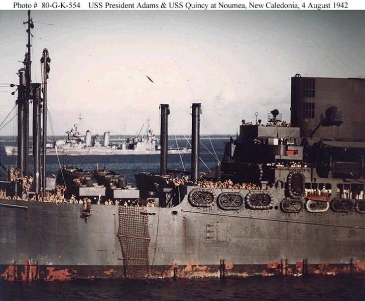 USS President Adams & USS Quncy