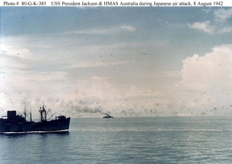 USS President Jackson & HMAS Australia