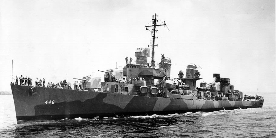 USS Radford (DD-446) in 1942