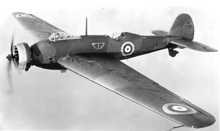 Vickers Type 287 Wellesley (RAF K7718) bomber