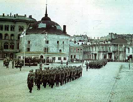Victory parade in Viipuri