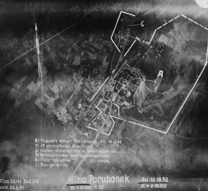Vilnius (Wilno), Porubanek airfield, 1941