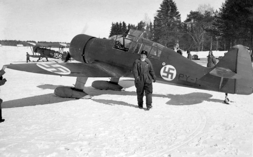 VL Pyry, PY-1 on skis, 1939 (5)