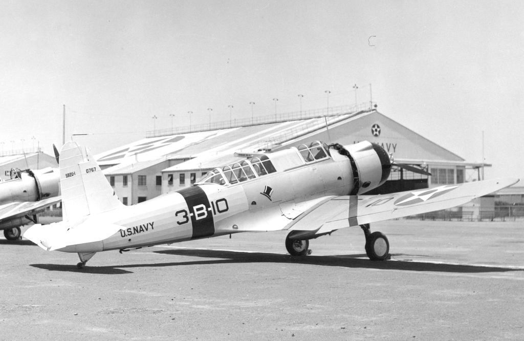 Vought SB2U-1 Vindicator, BuNo. 0767, 1938 (2)