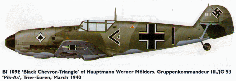 W Molders Bf109E