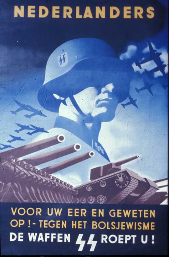 Waffen -ss Nederlands Poster.