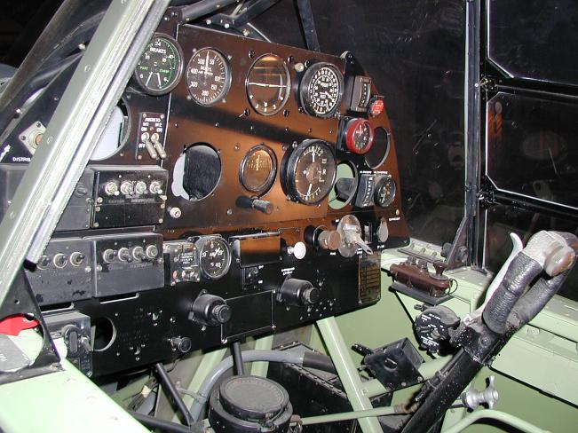Westland Lysander Cockpit