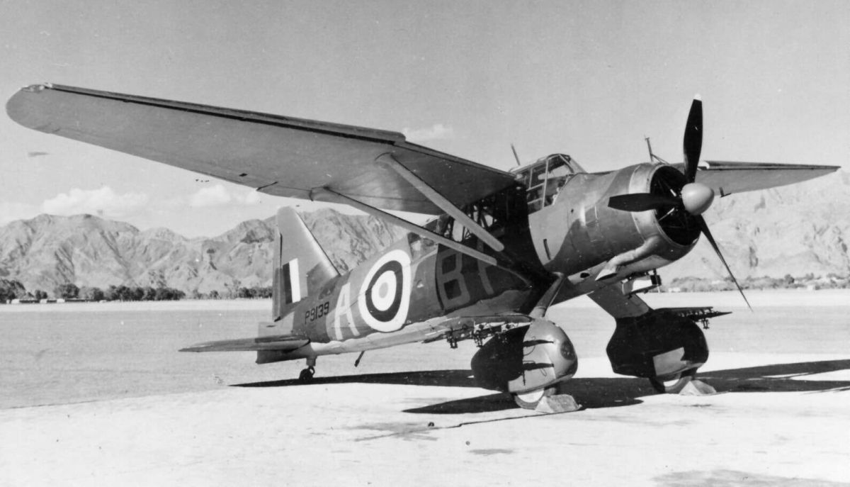 Westland Lysander II , P9139 , BF-A , no. 28 Squadron ,1942
