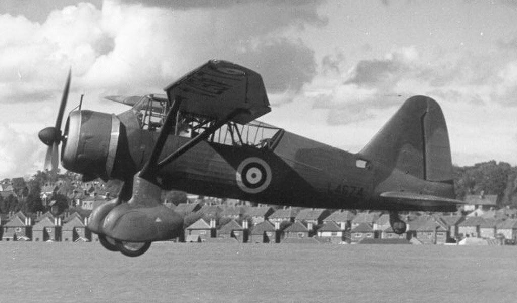 Westland Lysander Mk.I, L4674, taking off, 1939
