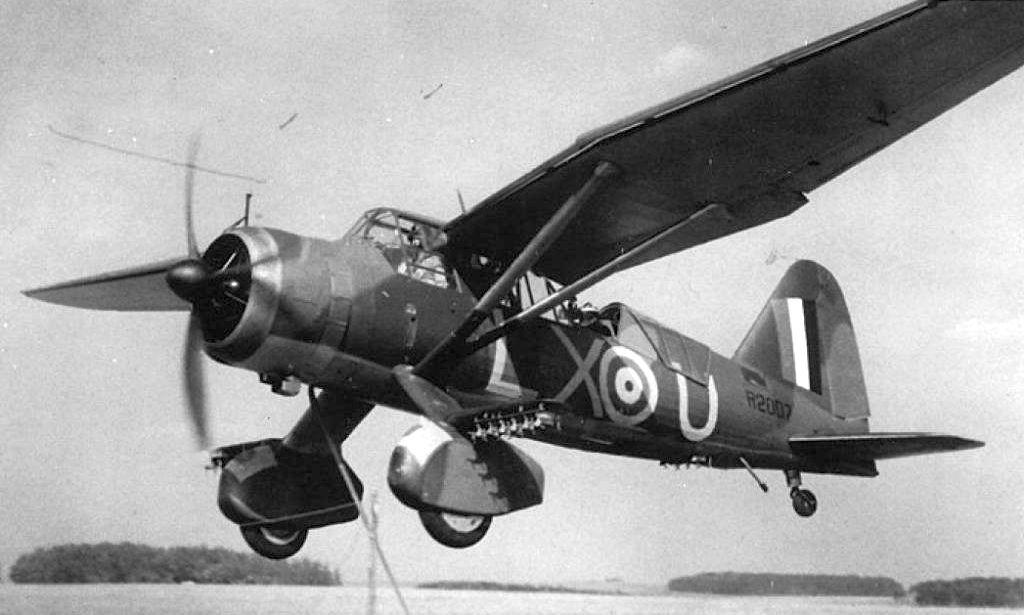 Westland Lysander Mk.II, R2007, LX-U, no. 225 Squadron