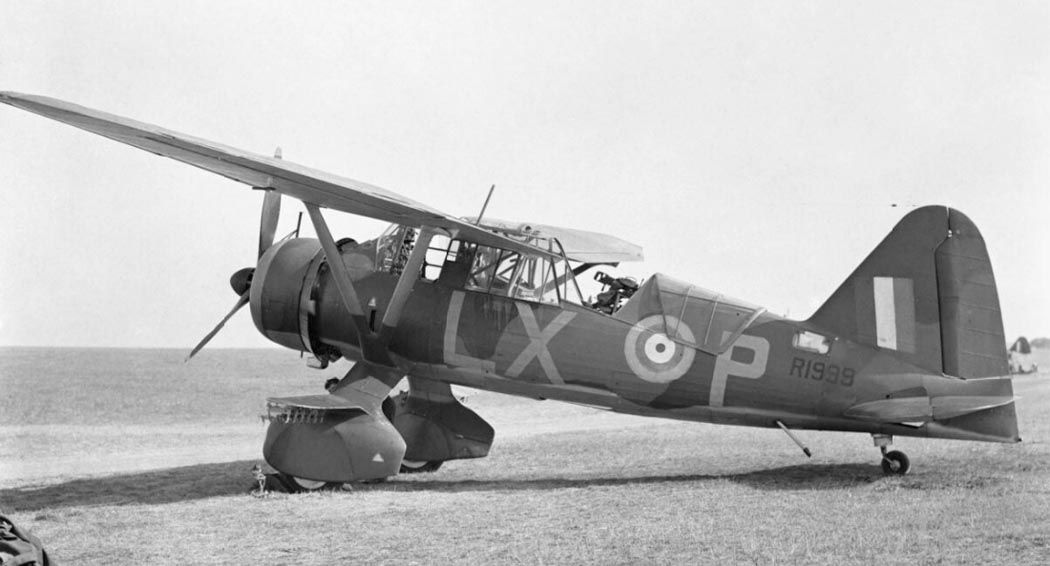 Westland Lysander s/n R1999 LX-P, no. 255 Squadron, 1940