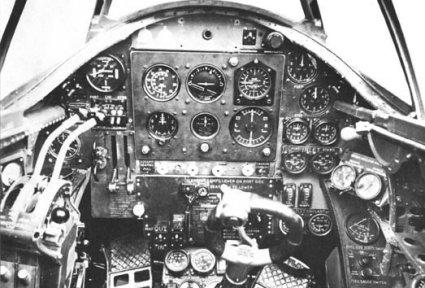 Westland Whirlwind Cockpit - front view