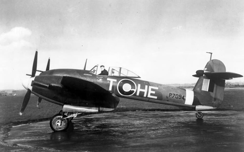 Westland Whirlwind P7094 HE-T no. 263 Squadron RAF