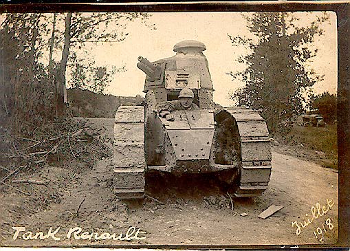 World War I tank.