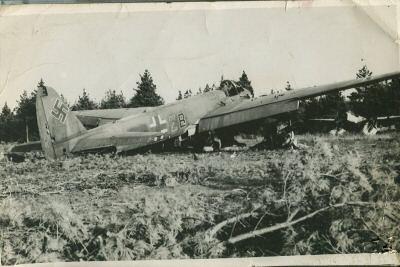 Wrecked Ju88.