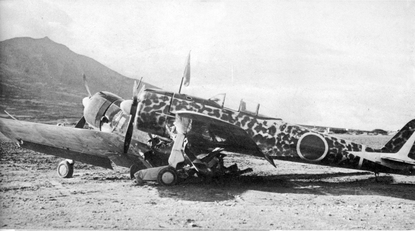Wrecked Ki-43-IIas