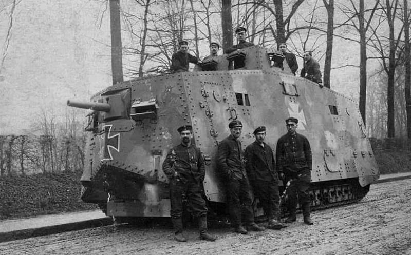 WW1 German A7V tank