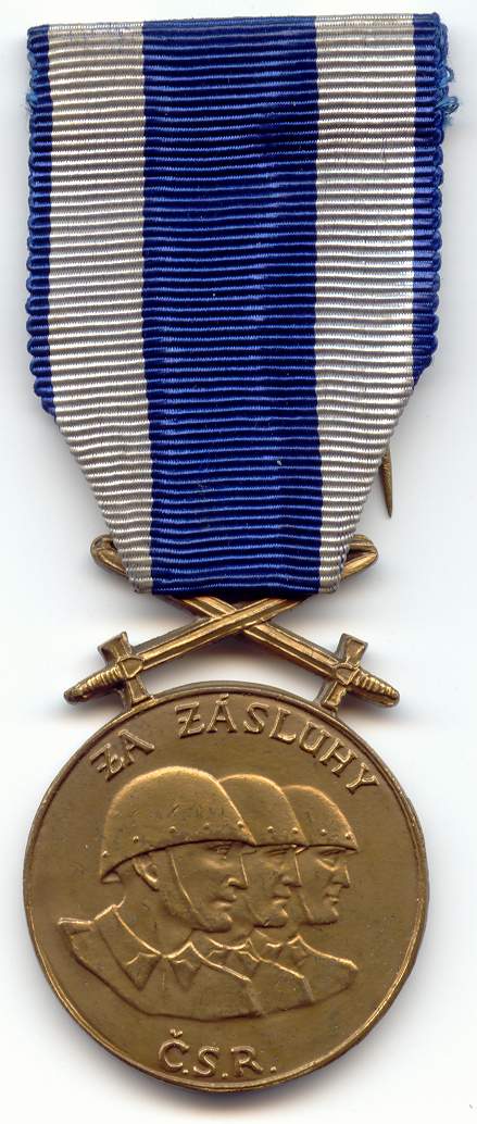 WWII "Za Zasluhy" (Czechoslovak Merit Medal)