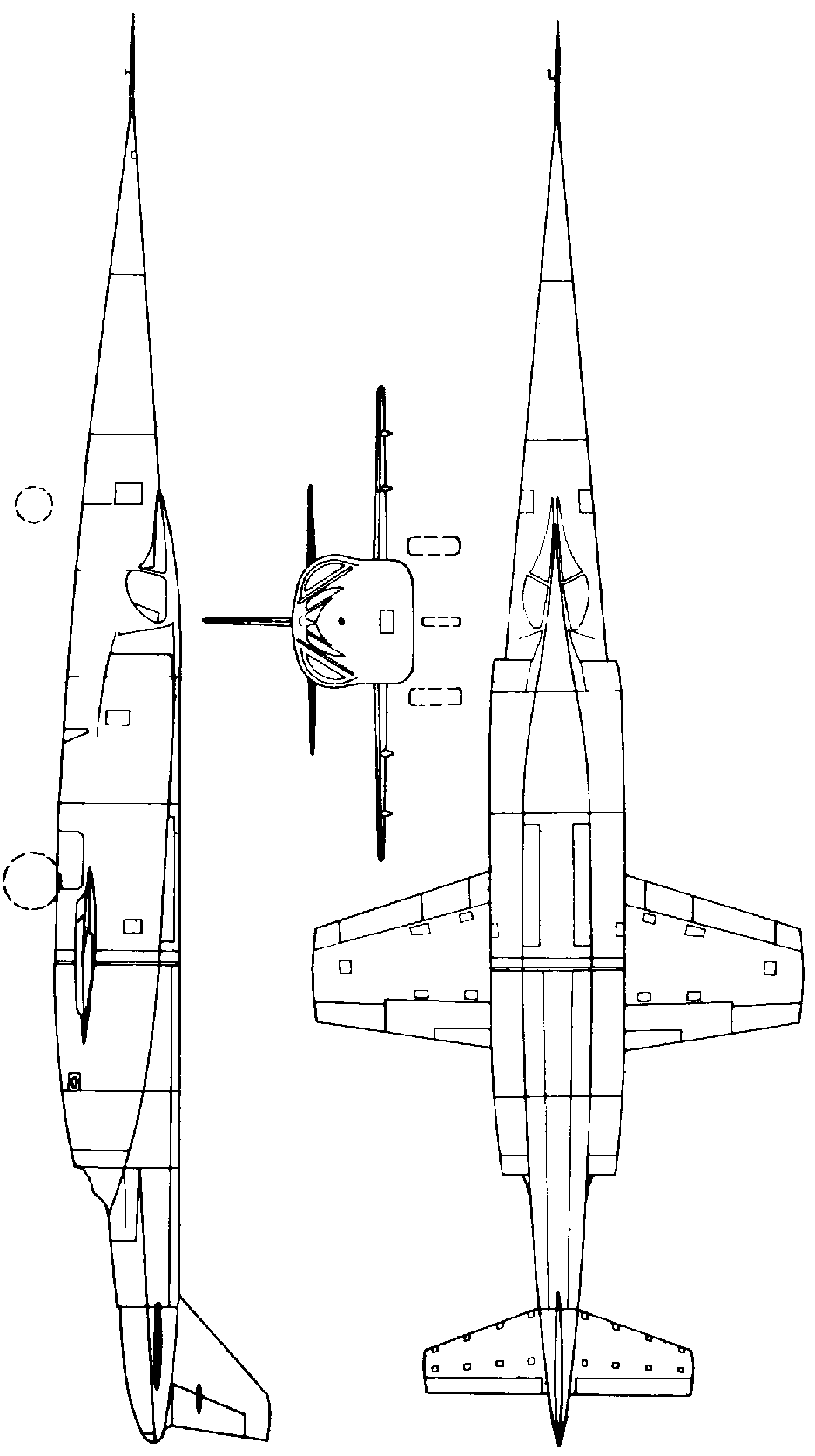 X-3 Drawing