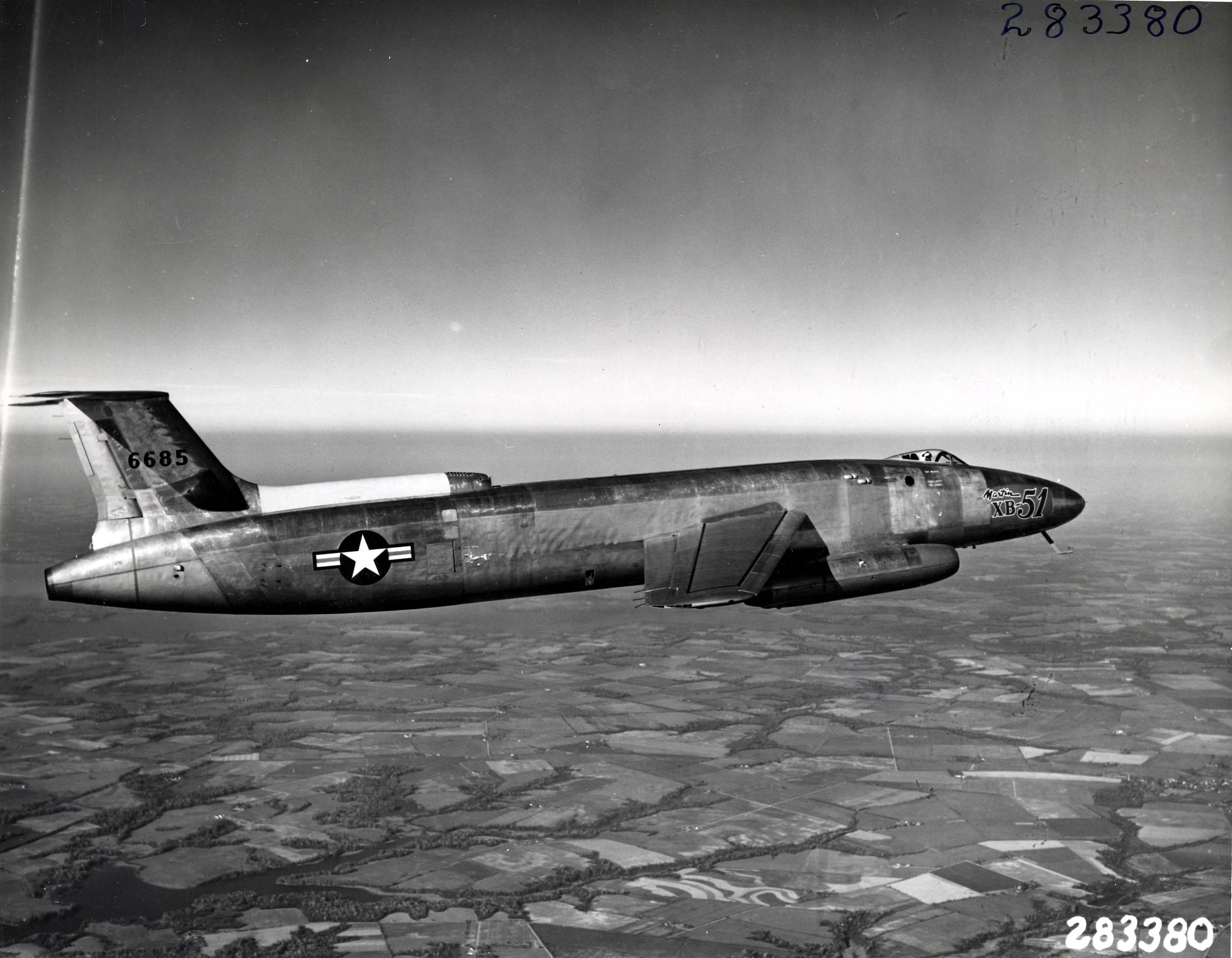 XB-51_flying_