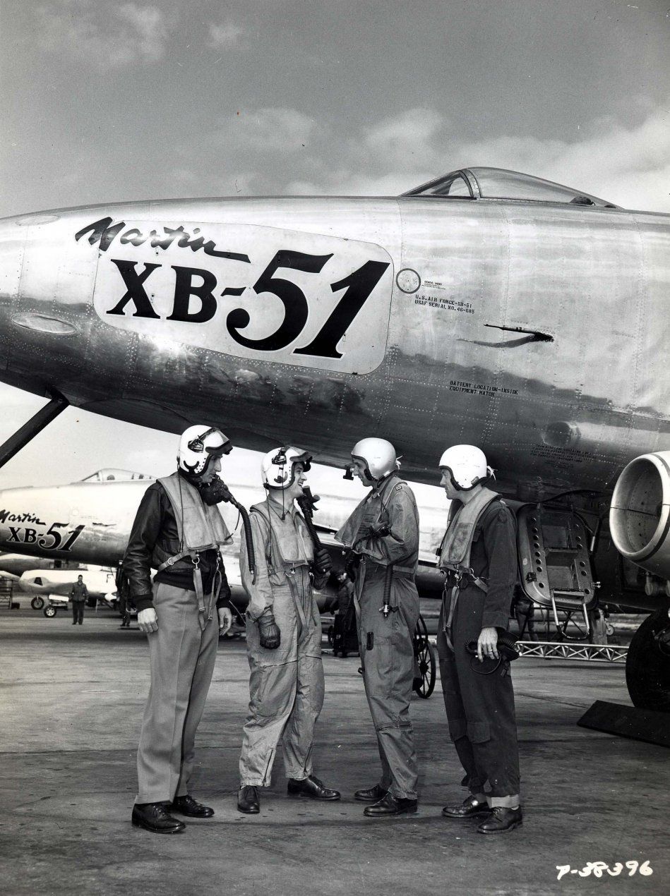 XB-51_no1_and_2_on_gound