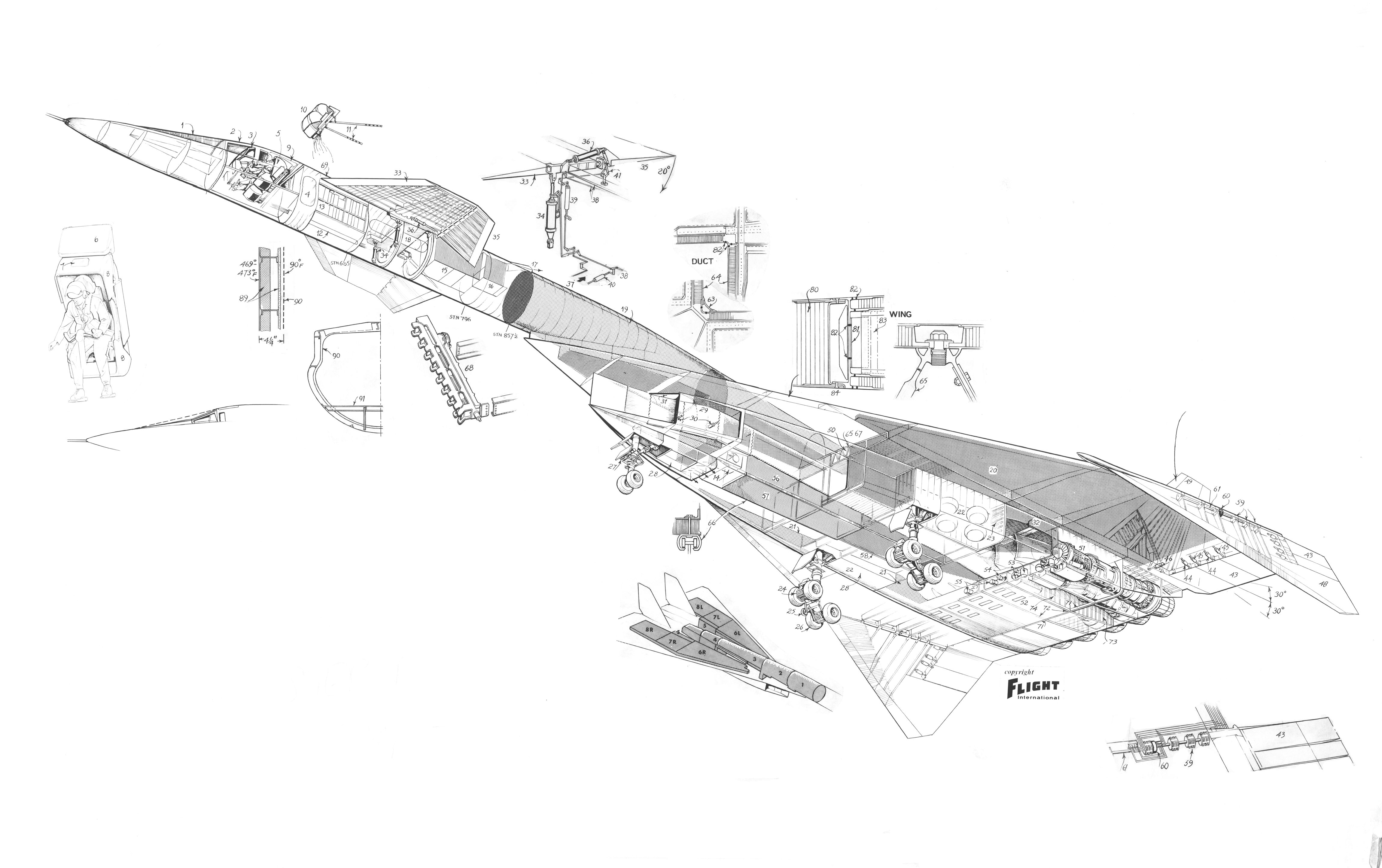 XB-70_cutaway