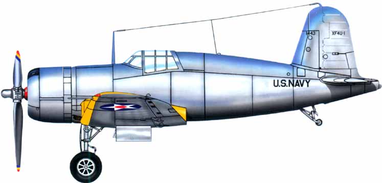 XF4U-1 prototype