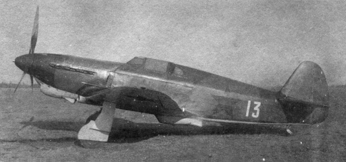 Yak-1, serial 0868, tested by the TsAGI in 1942