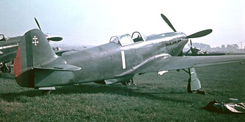 Yak-3 "White 1"  of the Normandie-Niemen Regiment ( a late picture 1)