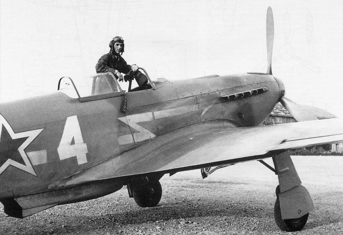 Yak-3 "White 4" of the Normandie-Niemen Regiment,  1944