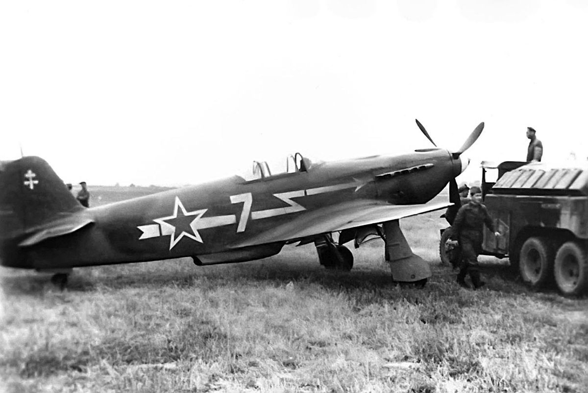 Yak-3  "White 7" of the Normandie-Niemen Regiment,  1945