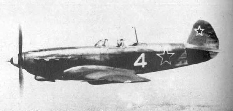 Yak-9 "White 4" of the Normandie-Niemen Regiment