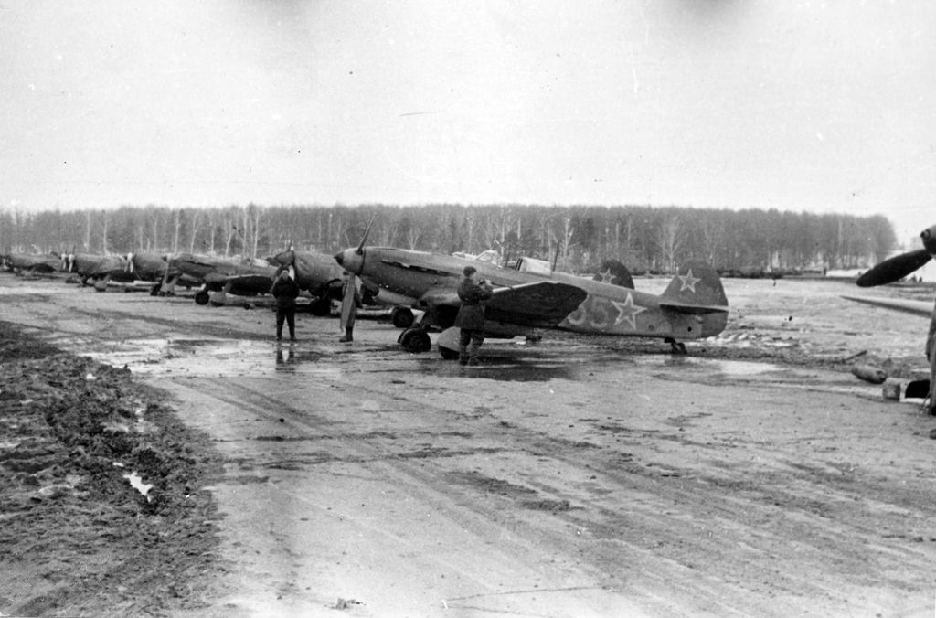 Yak-9s of the Normandie-Niemen Regiment