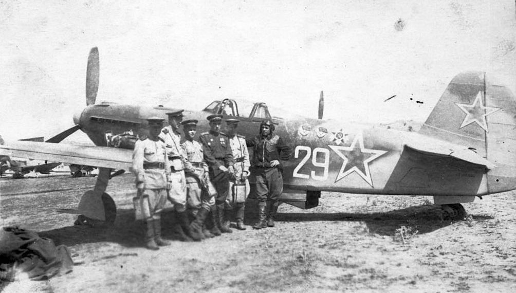 Yak-9U "White 29" of the 151st GIAP at Yambol airfield, Bulgaria 1945