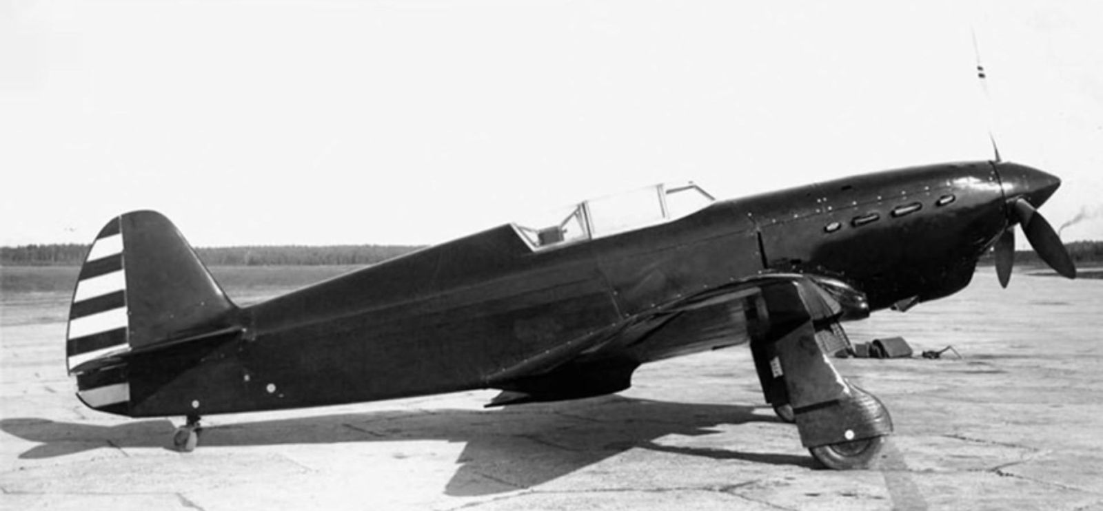 Yakovlev I-26-II ( Yak-1 prototype ), trials in 1940