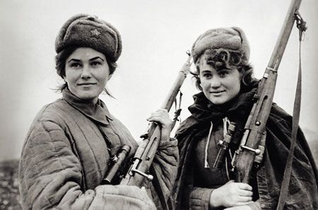 Young partisans, members of the Kovpak resistance detachment.